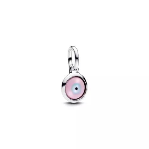 Pandora Engravable Evil Eye Murano Glass Mini Dangle hela 793693C00-1