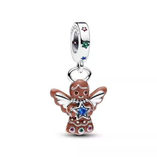 Pandora Gingerbread Angel Dangle hela 794247C01