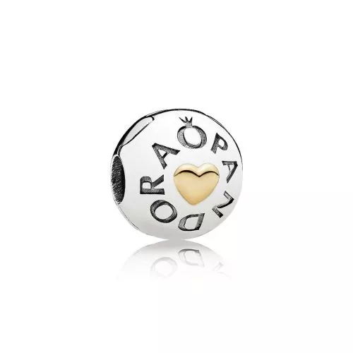 Pandora Logo Clip -  Charmee 14K 796219-1