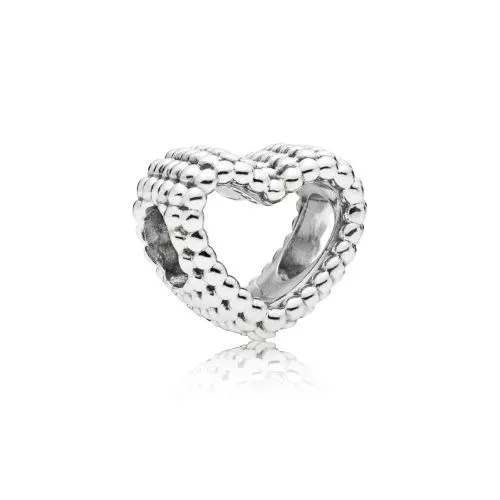 Pandora Beaded Heart Charm 797516-1