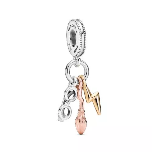 Pandora Harry Potter Glasses, Nimbus 2000 & Lightning Bold -hela 799129C00-1