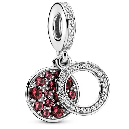Pandora Sparkling Red Disc hela 799186C03-1