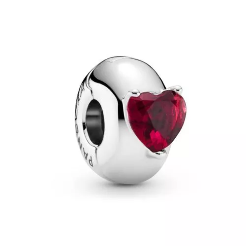 Pandora Red Heart lukkohela 799203C01-1
