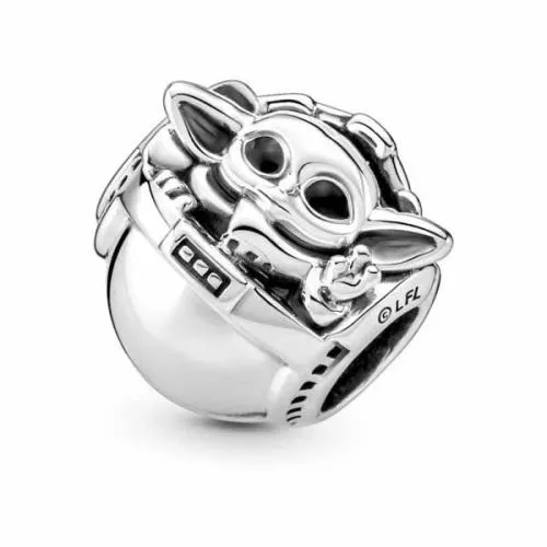 Pandora Star Wars Grogu & Crib Charm 799511C01-1