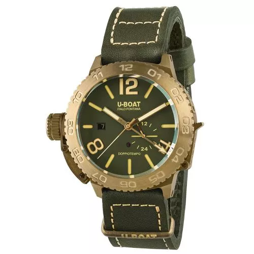 U-Boat Doppiotempo 46 Bronze -rannekello 9088-1