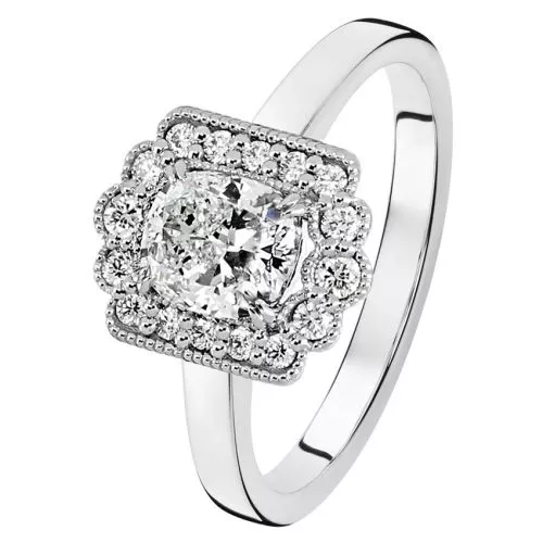 Kohinoor Aino -timanttisormus 933-508V-120B+3-1