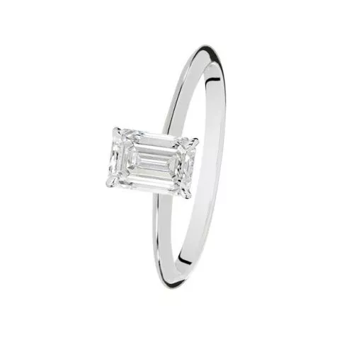Kohinoor Ella Emerald Cut laboratoriotimanttisormus 983A-622V-101B3L