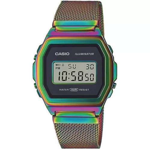 Casio Vintage Rainbow Limited Editon -rannekello A1000RBW-1ER-1