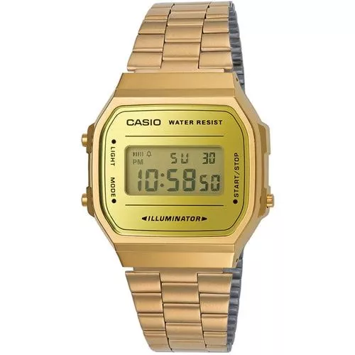 Casio Digi Retro Armbanduhr A168WEGM-9EF-1