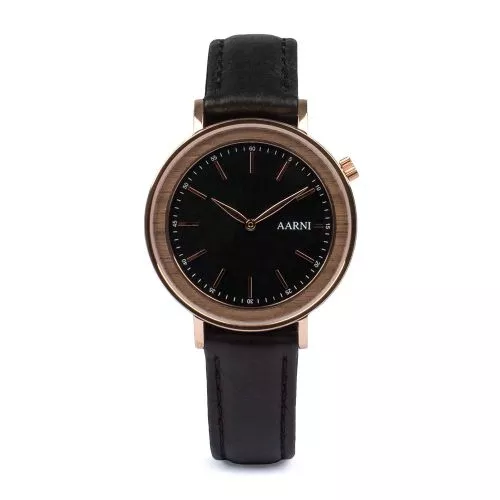 Aarni Aurora Pähkinäpuu Armbanduhr 6430066270385-1