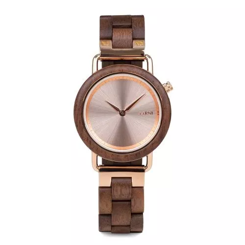 Aarni Saga Valnötsträ klocka 6430066270415-1