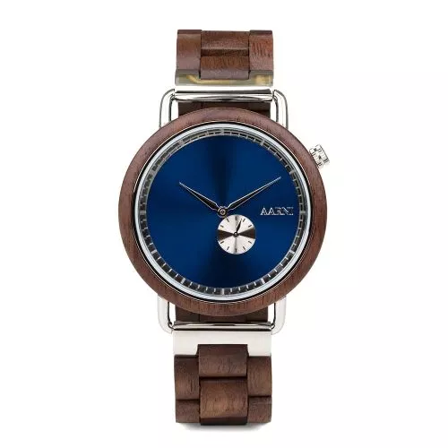 Aarni Sirius Pähkinäpuu Armbanduhr 6430066270989-1