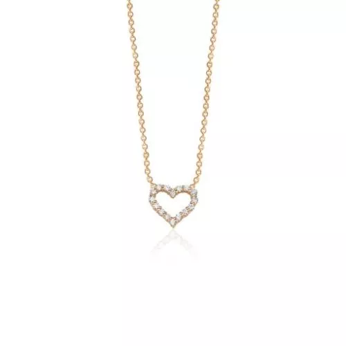 Bulevardi Diamond timanttikaulakoru / sydän 40/43 cm BLVD559-1