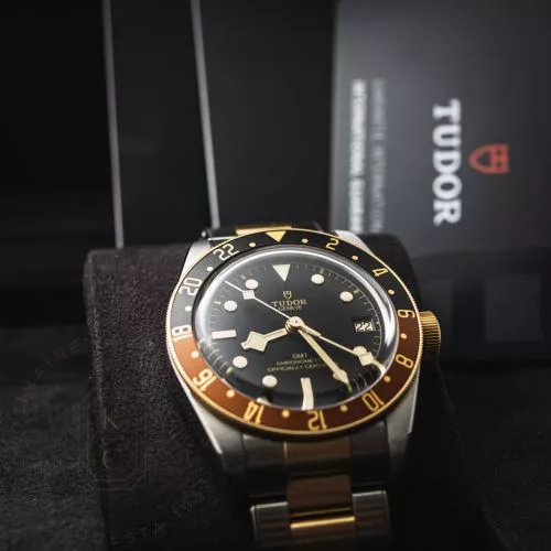 Pre-Owned Tudor Black Bay GMT S&G "Rootbeer" 79833MN-0