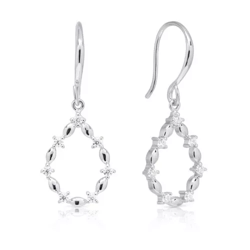 Hopeiset korvakorut / koukku BOL-E0958Z-1