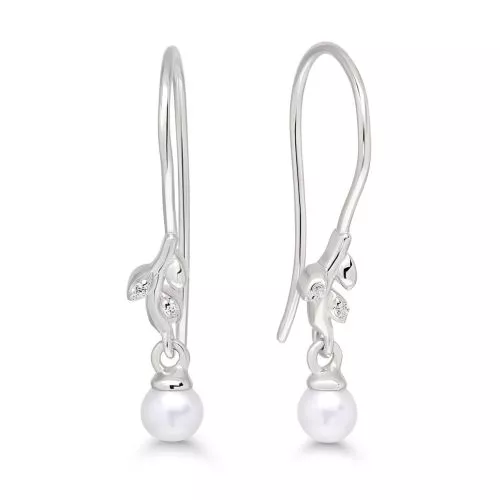 Hopeiset korvakorut / helmi BOL-E3736-0