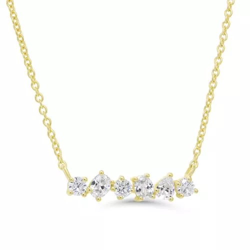 Kullattu hopeakaulakoru BOL-N2680ZG/42+5cm-1