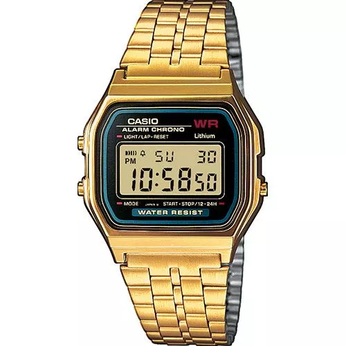Casio Digi Retro Armbanduhr A159WGEA-1EF-1