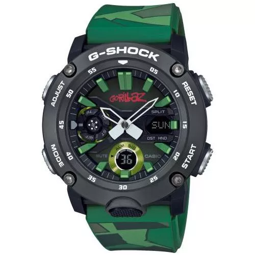 Casio G-Shock Gorillaz Limited Edition Armbanduhr GA-2000GZ-3AER-1