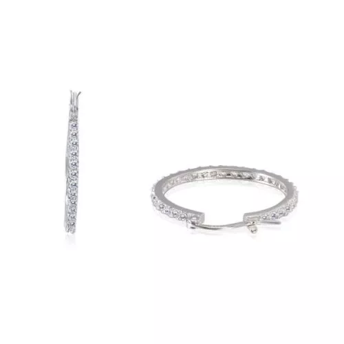 Hopeiset korvakorut CE01934