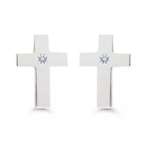 Hopeiset ristikorvakorut E-1322Z-1