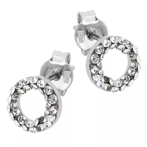 Valkokultaiset korvakorut EF002-1