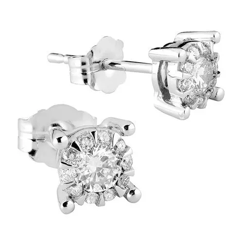 Brilliant Star - Diamanten Ohrringe ES 5341 WG-1
