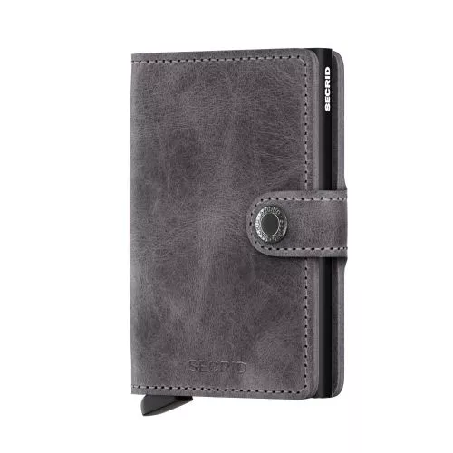 Secrid Miniwallet Vintage Grey-Black MV-GREY-BLACK-1