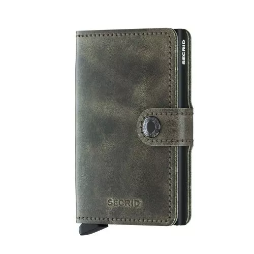 Secrid Miniwallet Vintage Olive-Black MV-OLIVE-BLACK-1