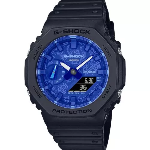 Casio G-Shock Blue Paisley Limited Edition GA-2100BP-1AER-1
