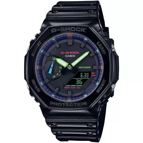 Casio G-Shock Virtual Rainbow Series GA-2100RGB-1AER-1