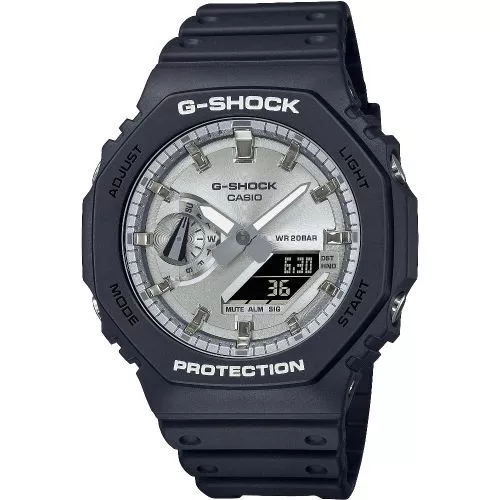 Casio G-Shock Garish Octagon Series Silver Dial GA-2100SB-1AER-1