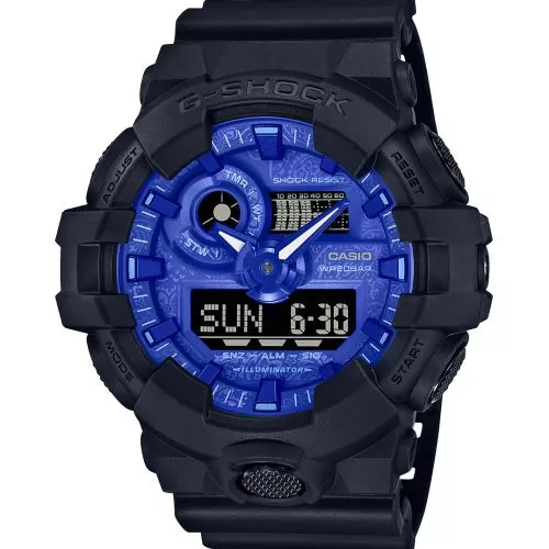 Casio Blue Paisley Limited Edition GA-700BP-1AER-1