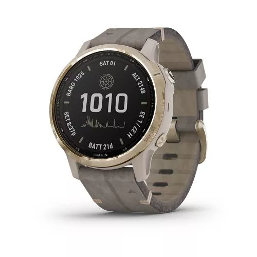 Garmin Fenix 6S Pro Solar Gold Suede 010-02409-26-1