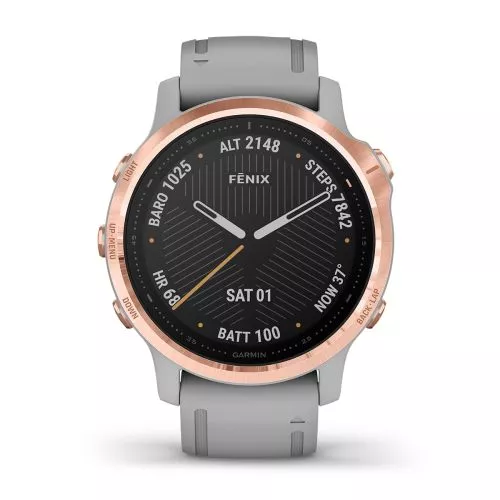 Garmin Fenix 6S Sapphire Rose-Harmaa 010-02159-21-1