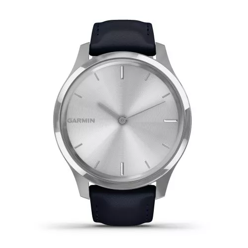 Garmin Vivomove Luxe Premium Silver-Blue  010-02241-00-1