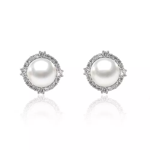 Gaura Pearls -helmi Ohrringe KOSK17428E-1