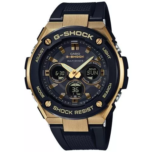 Casio G-Shock G-Steel -rannekello GST-W300G-1A9ER-1
