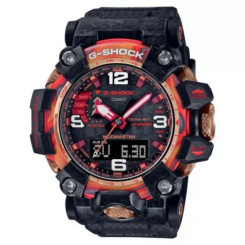 Casio G-Shock Master of G Mudmaster 40th Anniversary Flame Red Limited Edition GWG-2040FR-1AER-1