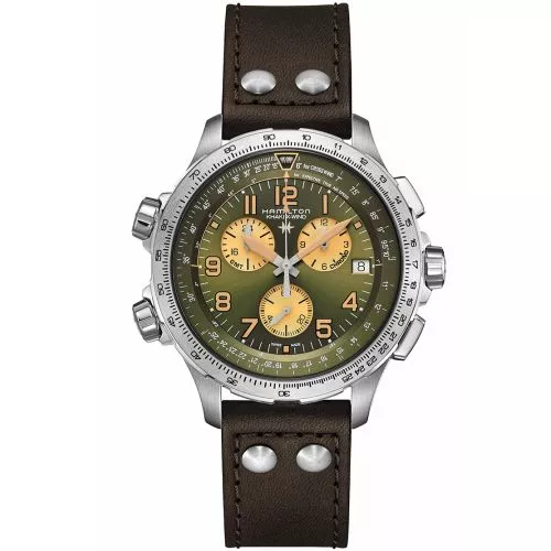 Hamilton Khaki X-Wind GMT Chrono Quartz H77922541-1