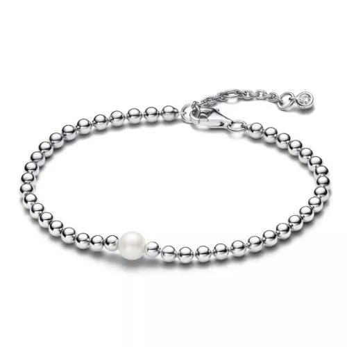 Pandora Treated Freshwater Cultured Pearl & Beads rannekoru 18 cm 593173C01-1