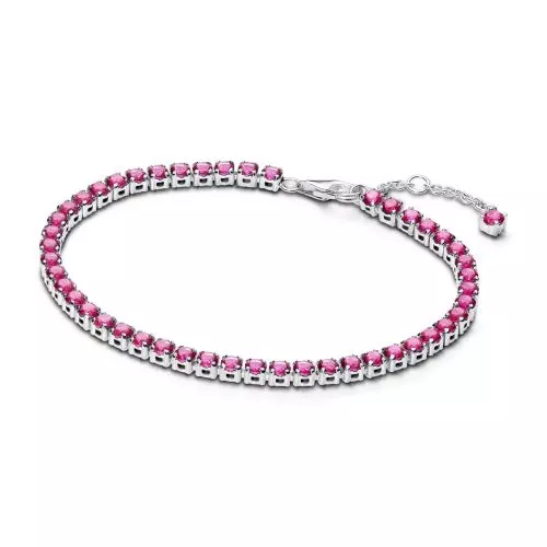 Pandora Sparkling Pink Tennis Armband 18 cm  591469C04-1