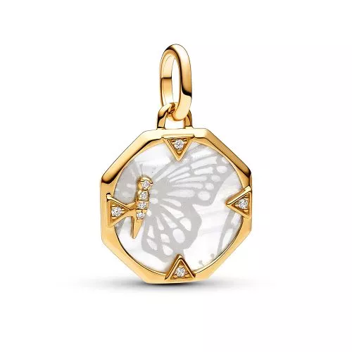 Pandora ME Pearlescent Butterfly Medallion hela 763366C01-1