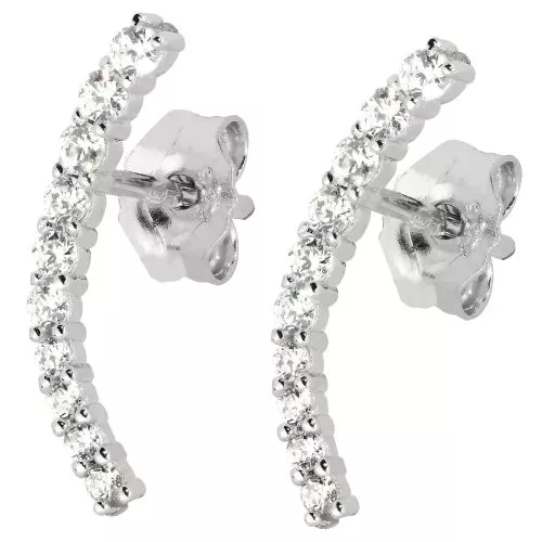 Silber  Zucht Ohrringe 51 2843-1
