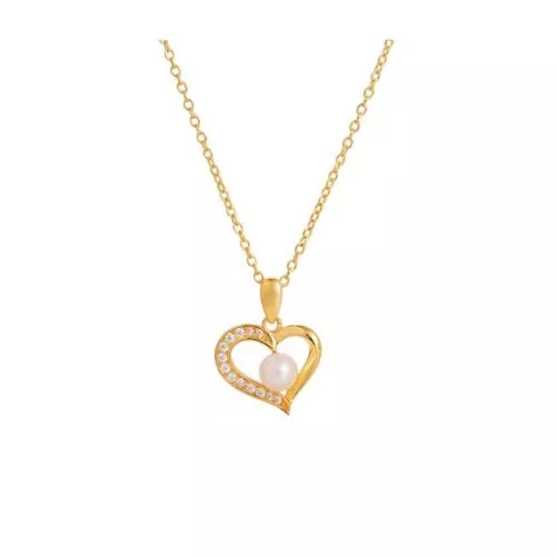 Kullattu hopeakaulakoru 42+3 cm JD30092-1