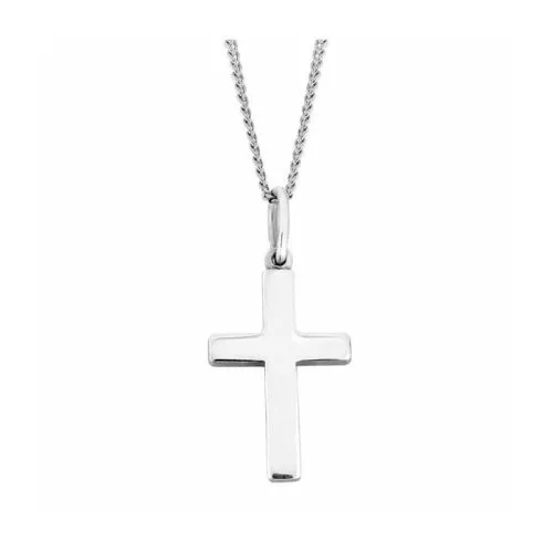 Hopeinen ristikaulakoru JTN1-280884-1