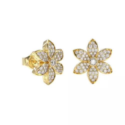 Guess White Lotus korvakorut JUBE04145JWYGT/U-1