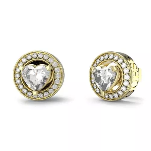 Guess M'ama non m'ama Ohrringe JUBE04669JWYGT/U-1