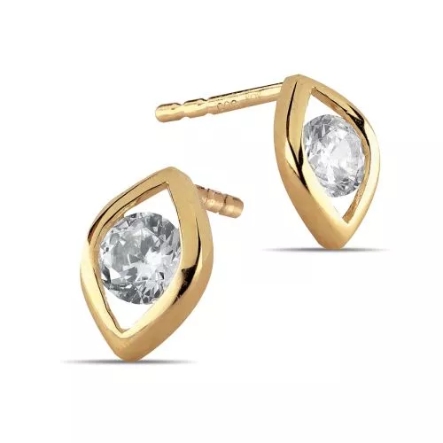 Kultaiset korvakorut K-E32376Z-1