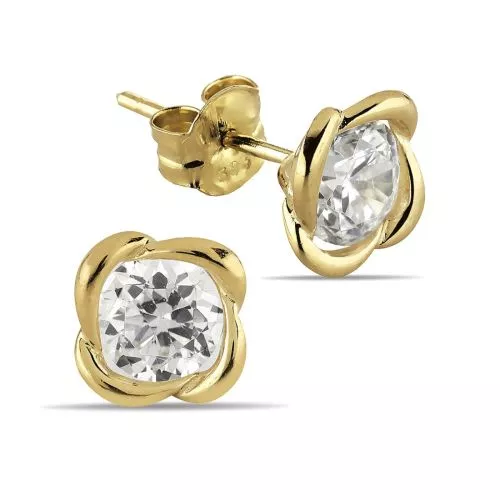 Kultaiset tappikorvakorut K-E34930Z-1